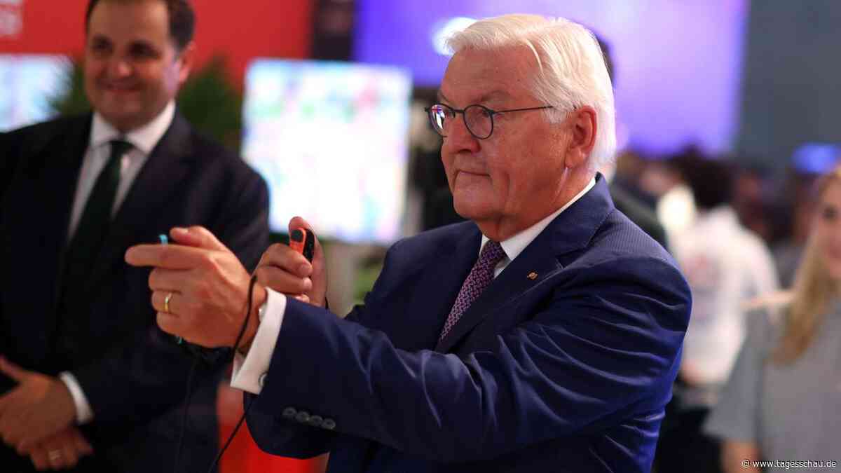 Steinmeier betont auf Gamescom Risiken und Stärken des Gaming