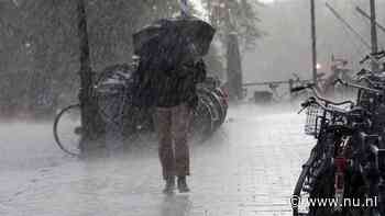 Heftige onweersbuien kunnen vanavond en morgen wateroverlast veroorzaken