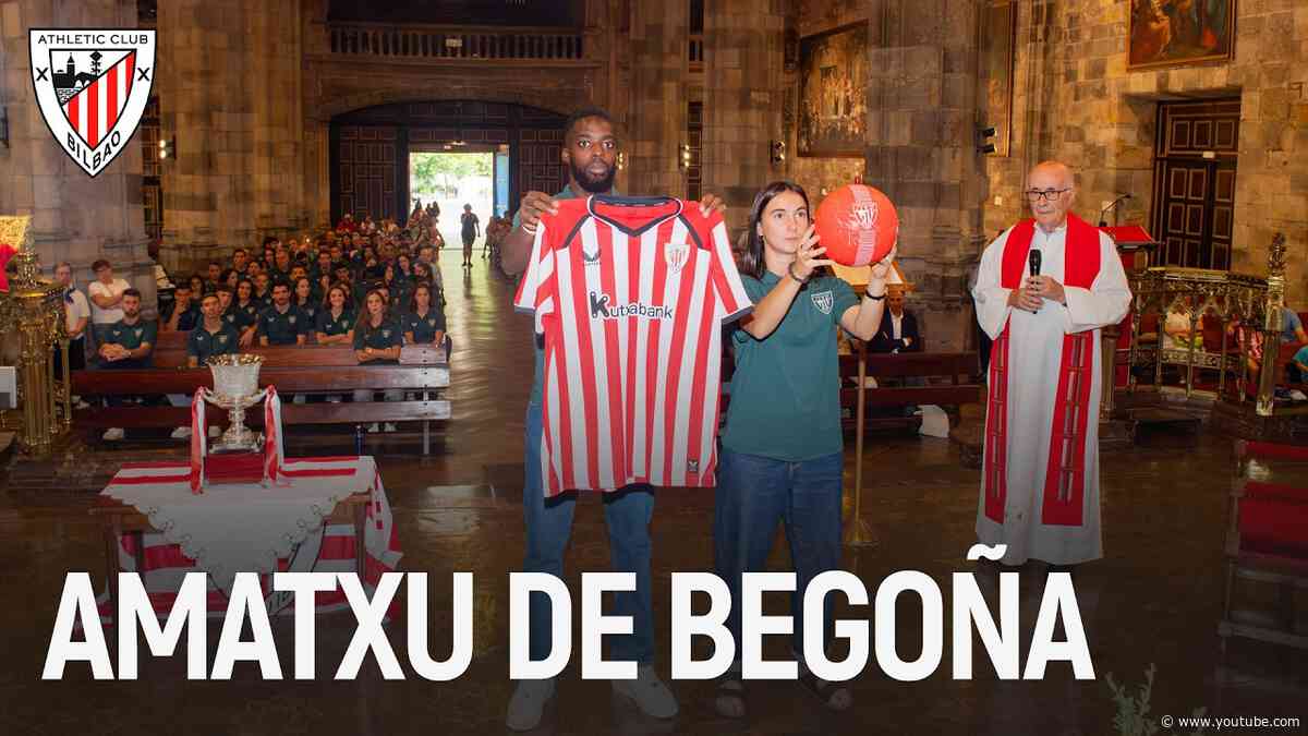 Tradicional visita del Club a la Amatxu de Begoña - Klubak Begoñako Amatxuri egindako ohiko bisita