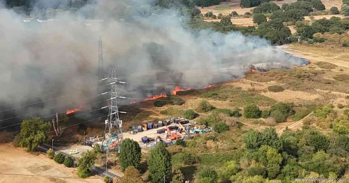 Sutton Council warns of disruption as roads remain closed after major fire