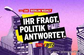 Berlin wählt - der rbb informiert