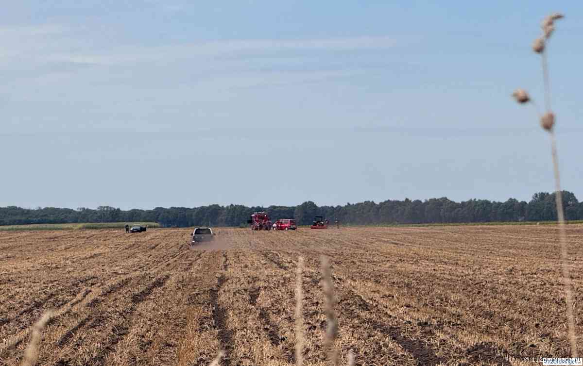Trekkerbrand bij Siddeburen