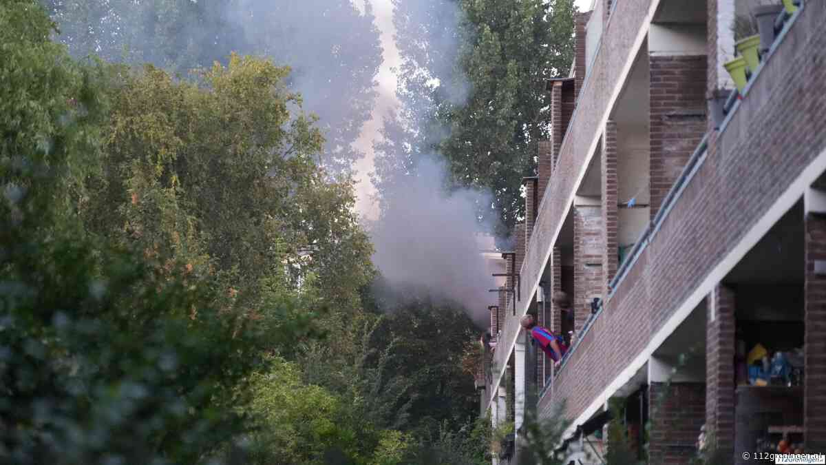 Forse brand Paramaribostraat Groningen is geblust