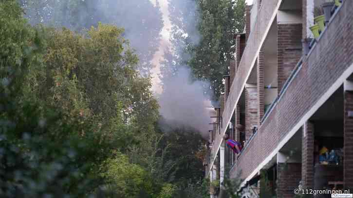 Forse brand Paramaribostraat Groningen is geblust
