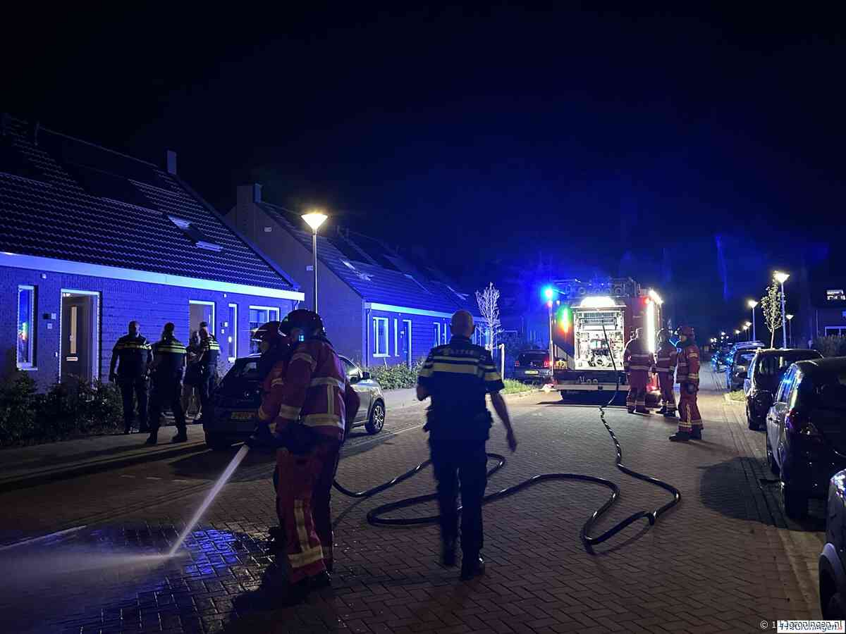 Rolgordijn vat vlam in woning Appingedam