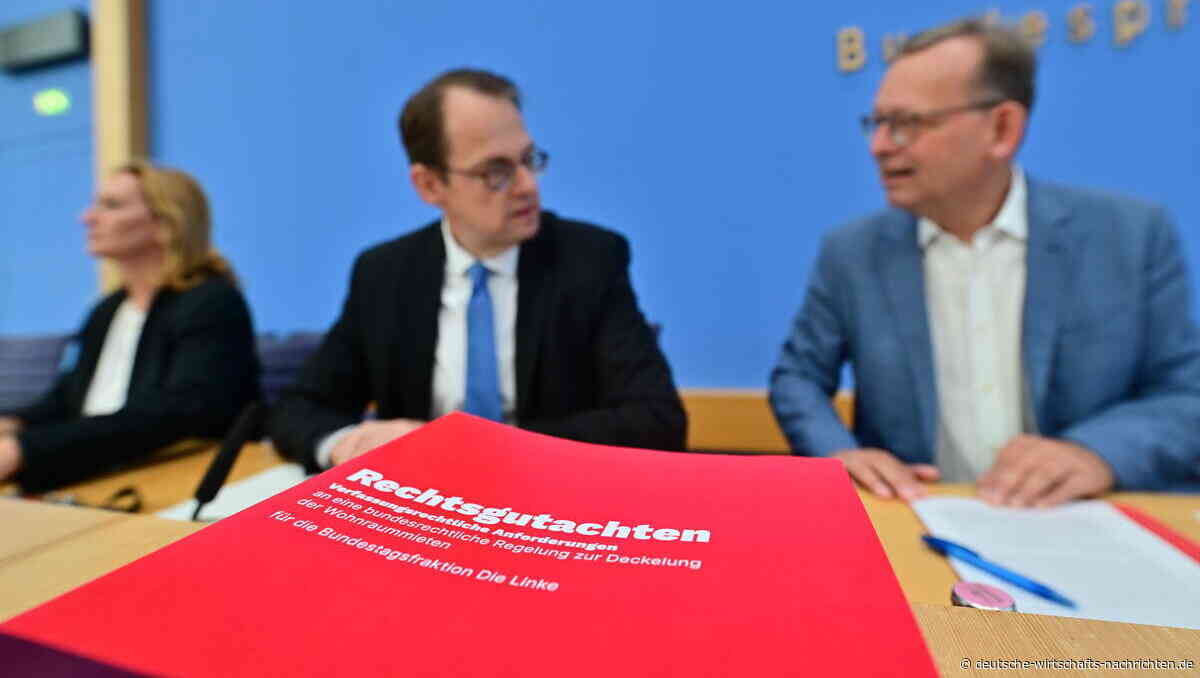 Vorstoß gegen hohe Wohnkosten: Verfassungsrechtler gibt grünes Licht für bundesweiten Mietendeckel der Linken