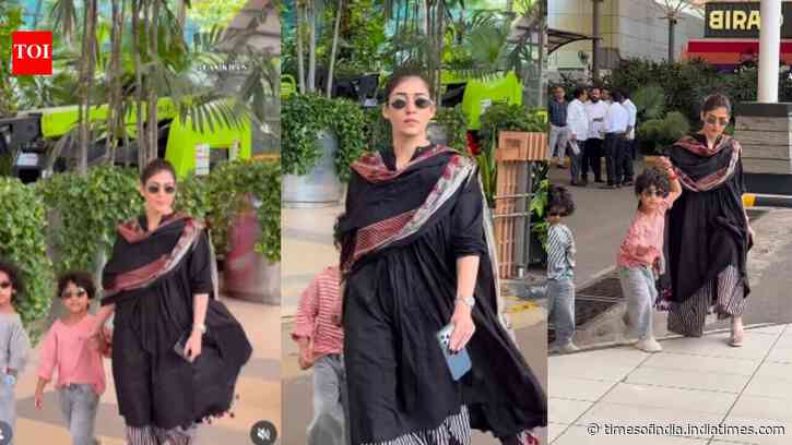 Nayanthara's supermom moment with twin sons Uyir and Ulag wins hearts