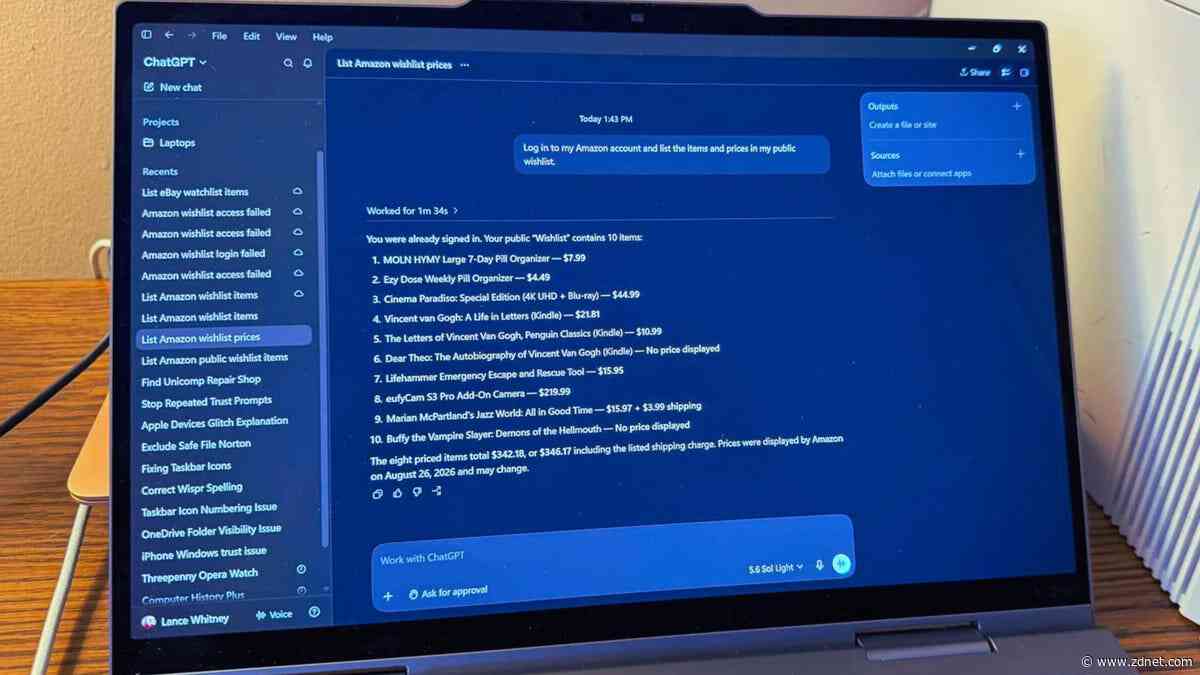 ChatGPT can log into your web accounts without you now - but should you let it?