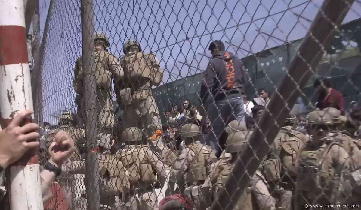 Three Marines receive belated awards for their actions during Abbey Gate bombing in Afghanistan