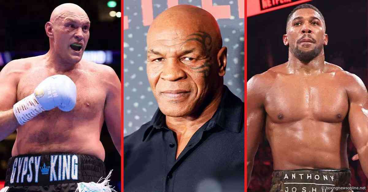 Mike Tyson makes it clear where Tyson Fury vs Anthony Joshua should take place: “They’ll sell it out”
