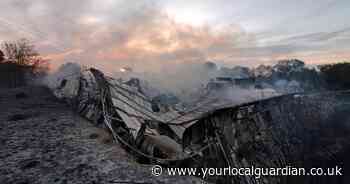 MAJOR fire that tore through homes and hectares of land now treated as suspicious