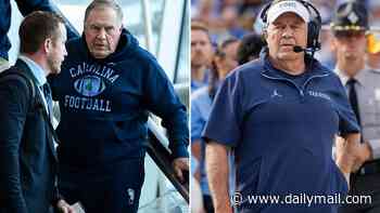 Bill Belichick and his UNC players arrive in Dublin as legendary coach prepares to start second season of miserable college football stint