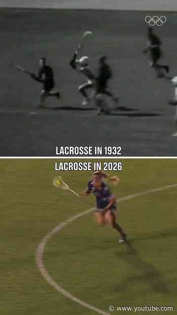 Lacrosse: Then vs now! 🥍