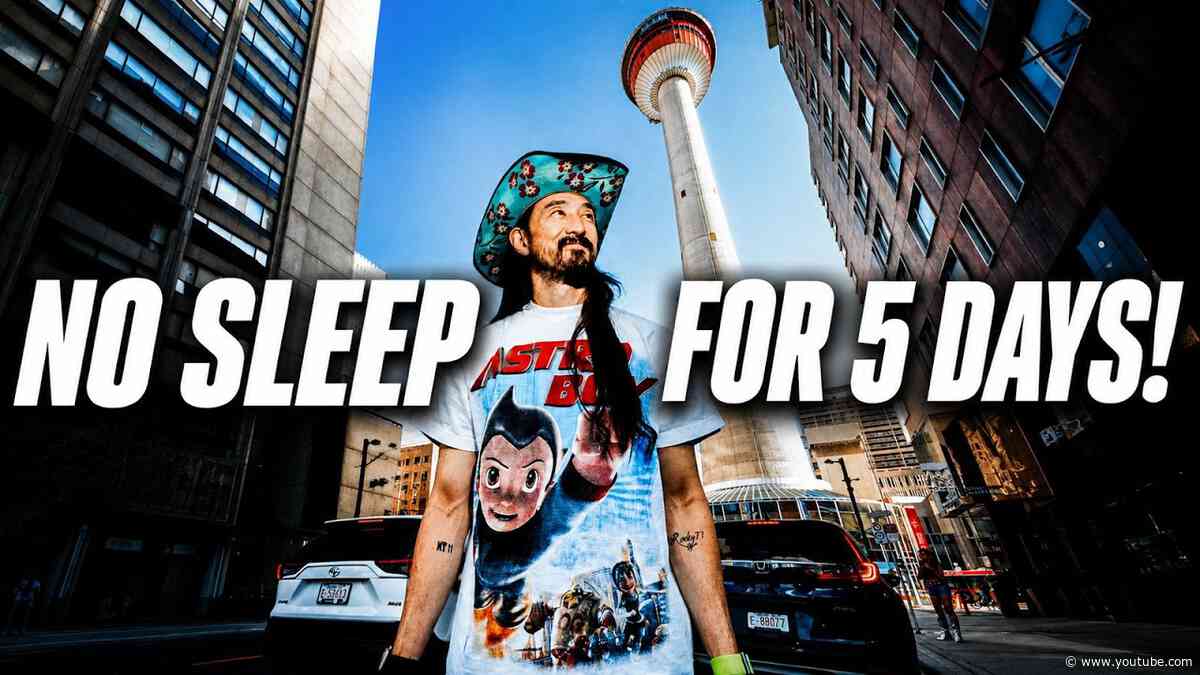 I Survived 6 Shows in 5 Days... Steve Aoki Behind the Scenes (Aoki Worldwide)
