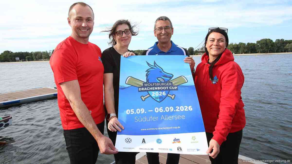 57 Teams, ein See: Wolfsburg feiert den größten Drachenboot-Cup