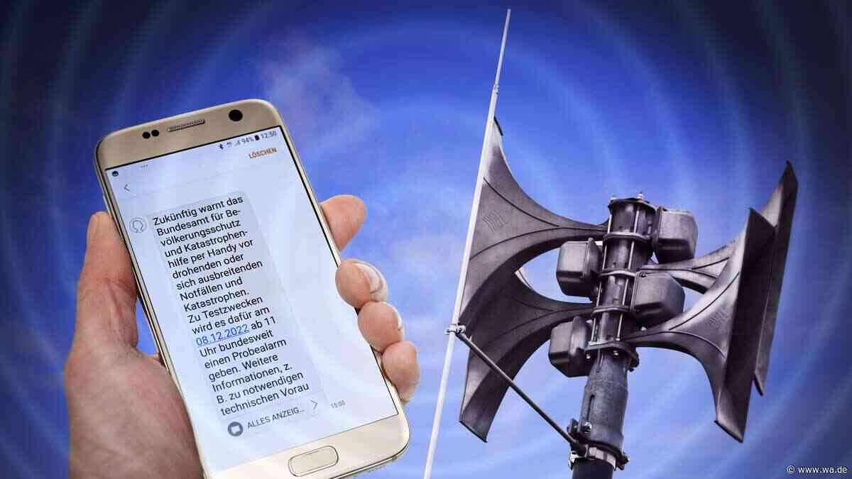 Bundesweiter Warntag: Handy-Alarm klingelt nicht – das sind mögliche Gründe