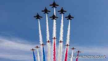 Red Arrows take to UK skies - every location where you can see them