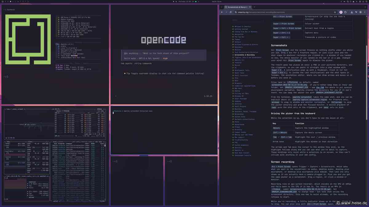 Omarchy Linux: Desktop-Umbau und 10 Millionen Dollar für Stiftung