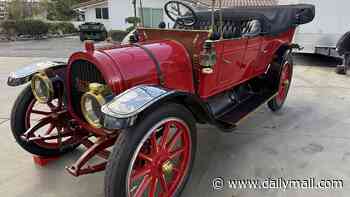 Ultra rare 1911 car was one of only eight left in the world... then wildfires tore through town where owner lived