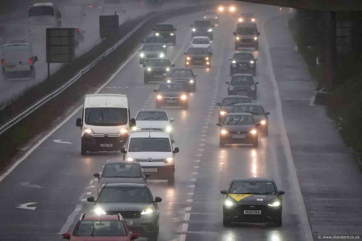 Millions set to hit the roads over bank holiday weekend after thunderstorms