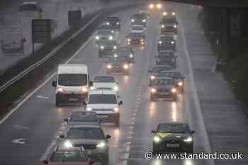 Millions set to hit the roads over bank holiday weekend after thunderstorms