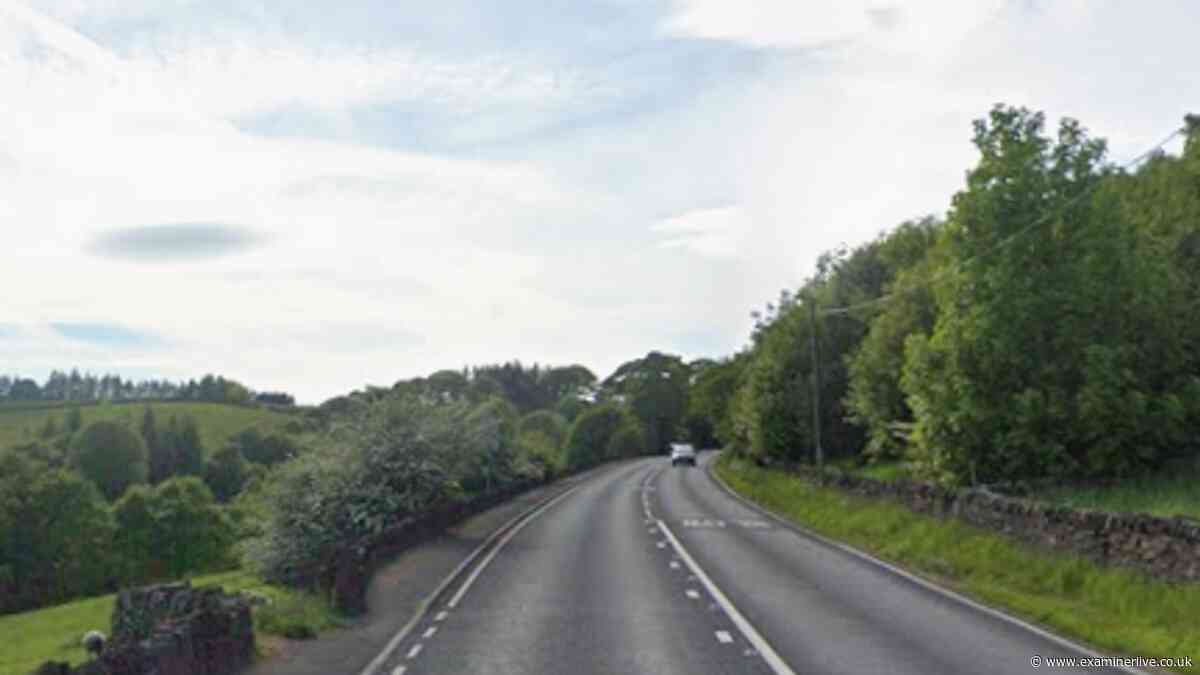 Moor in flames near Holmfirth as fire fire crews called in