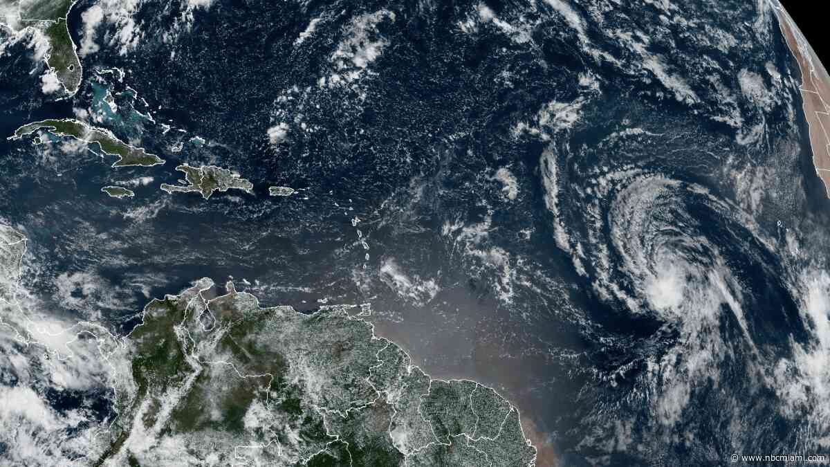 Tropical Storm Dolly forms in the Central Atlantic