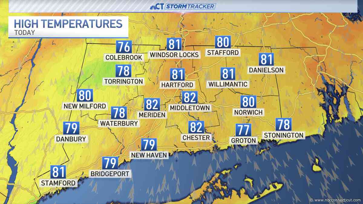 Scattered storms could bring heavy rain, damaging winds