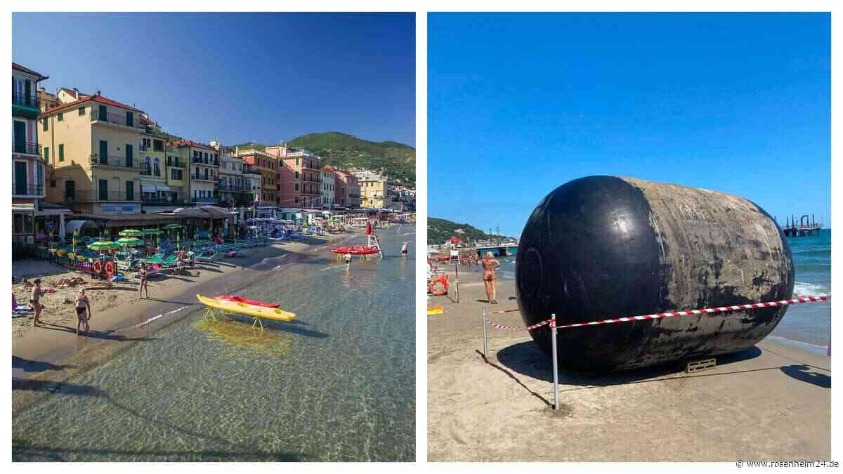 Mysteriöses Riesen-Objekt wird in Italien angespült – dann rücken Behörden an