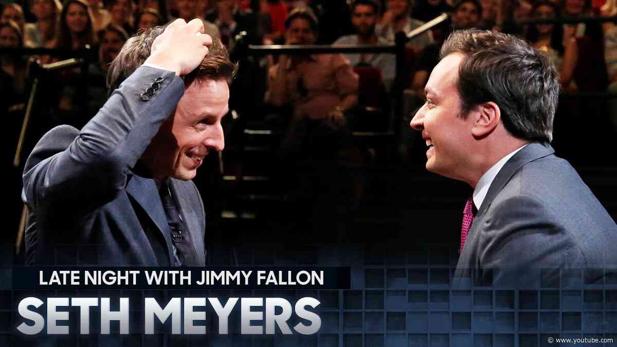 Egg Russian Roulette with Seth Meyers | Fallon Flashback