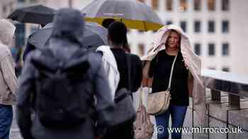 Met Office warns of more flooding as one month's rainfall to batter parts of UK in few hours - see full list