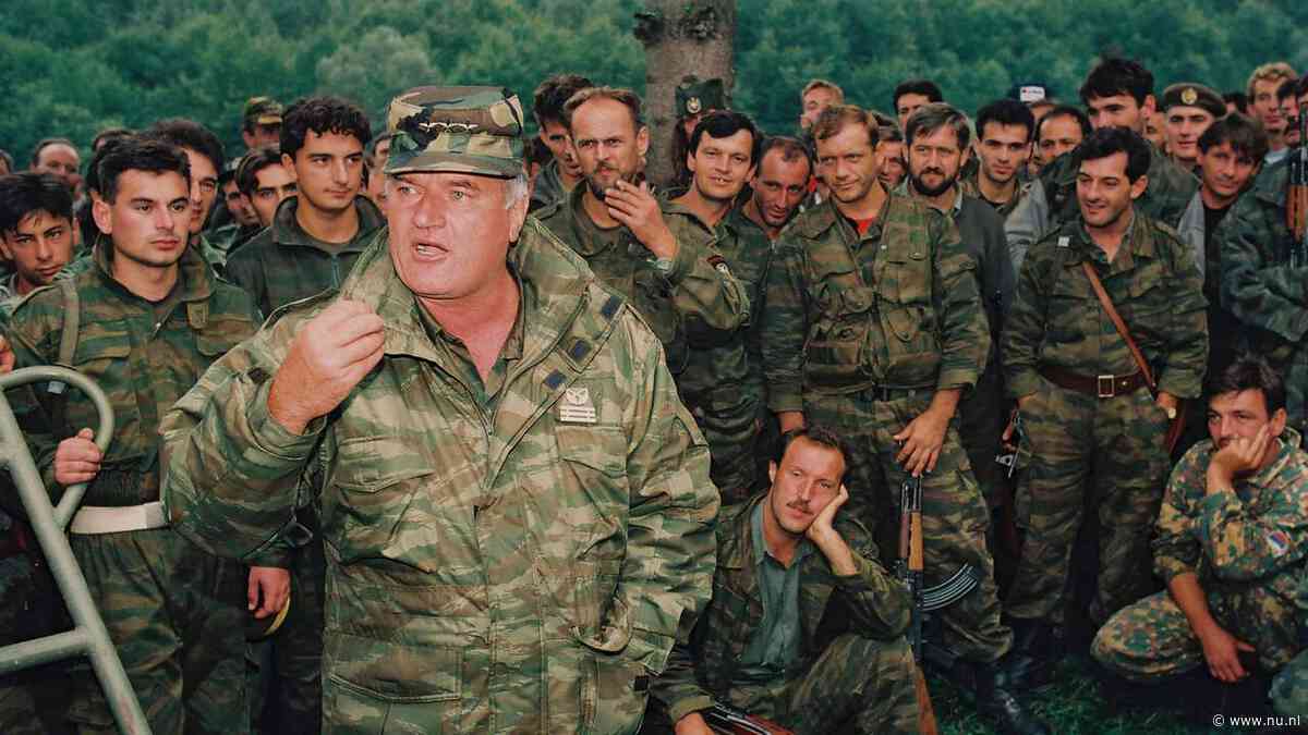 Ratko Mladic pleegde als 'slager van Bosnië'  genocide in Srebrenica