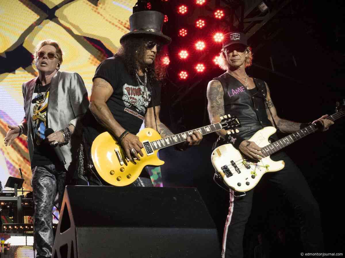 Concert review: Guns N' Roses rock singalong at Commonwealth Stadium