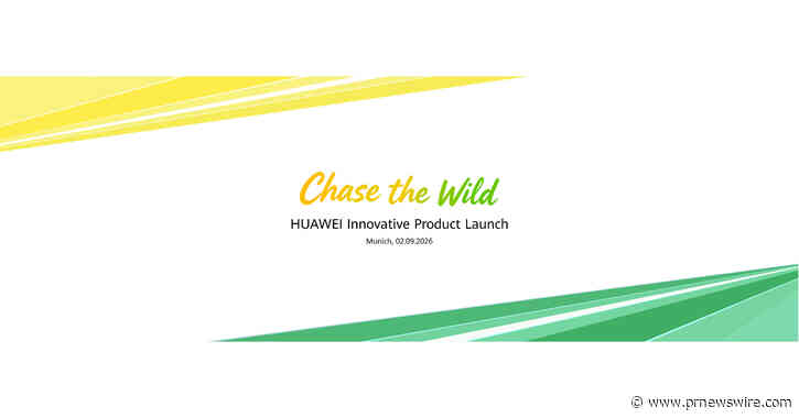 Huawei, 2 Eylül'de Münih'te düzenlenecek "Chase the Wild" kampanya etkinliğinde amiral gemisi giyilebilir cihazlarını tanıtacak