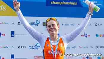 Emotionele Femke van de Vliet pakt in lichte skiff brons op WK in eigen land: ’Ik weet niet wat ik moet denken’