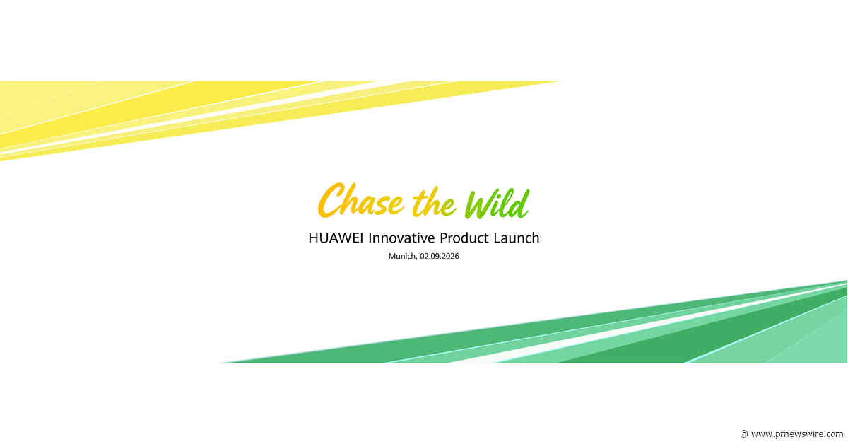 Huawei onthult vlaggenschip wearables bij het campagne-evenement "Chase the Wild" in München op 2 september
