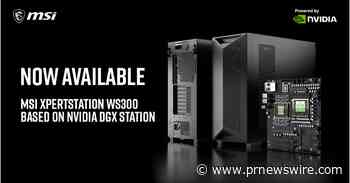 Ya está disponible MSI XpertStation WS300, basado en NVIDIA DGX Station