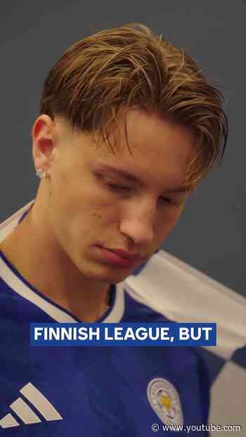 'I'm really excited to be here' 💬 Ilari Kangasniemi on his move to Leicester...