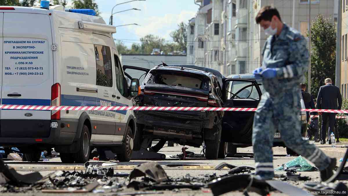 Offenbar russischer Offizier bei Explosion in St. Petersburg getötet
