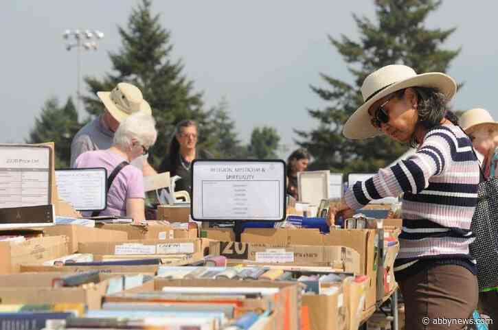 Large outdoor book sale in Chilliwack cancelled due to rain forecast