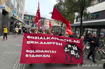 150 Menschen protestieren gegen die Klausur der Koalitionsspitzen