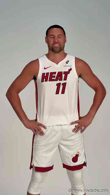 First look at Klay Thompson in a Miami HEAT uniform! 🔥 #miami #klaythompson #nba