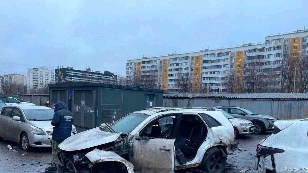 Explosion in Russland: Autobombe tötet ranghohen russischen Offizier in St. Petersburg