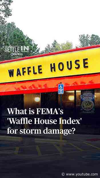 What is FEMA's 'Waffle House Index' for storm damage?