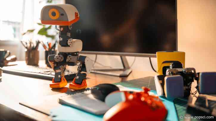 Microduck is a robot built to fall down—and learn new tricks
