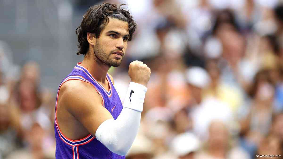 Alcaraz favored at US Open with Sinner injured
