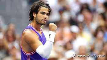 Alcaraz favored at US Open with Sinner injured