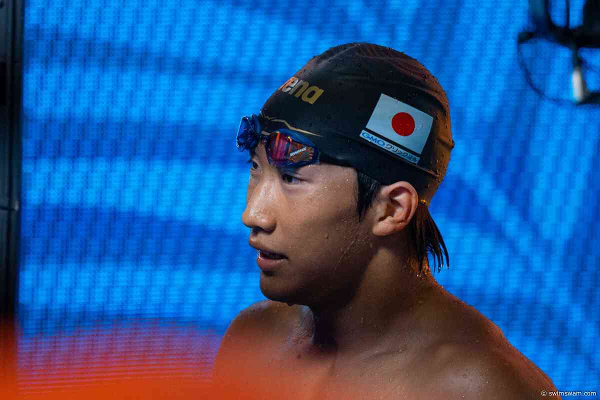 17-Yr-Old Shin Ohashi Splits 57.35 Breaststroke Medley Leg To Become #4 Performer All-Time