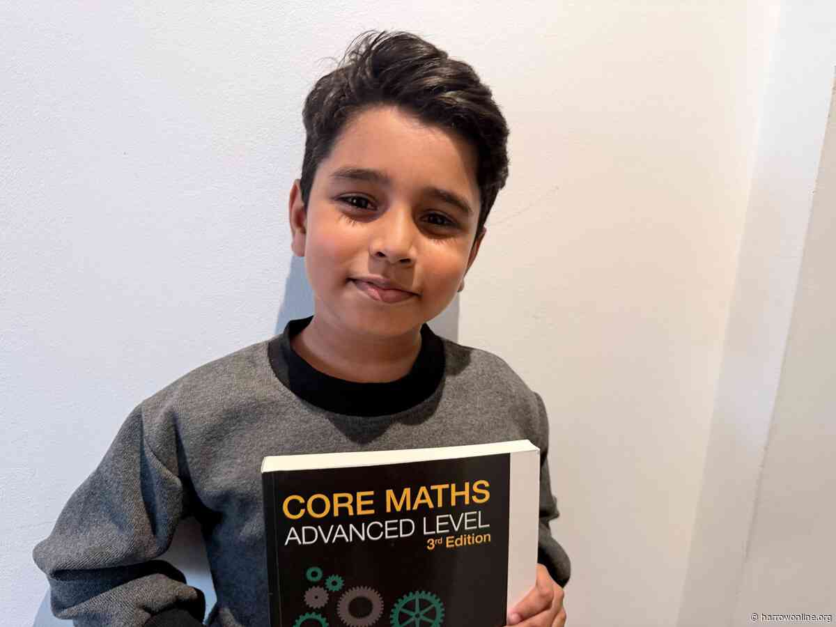 Seven-year-old from South Ruislip passes GCSE Maths with Grade 8