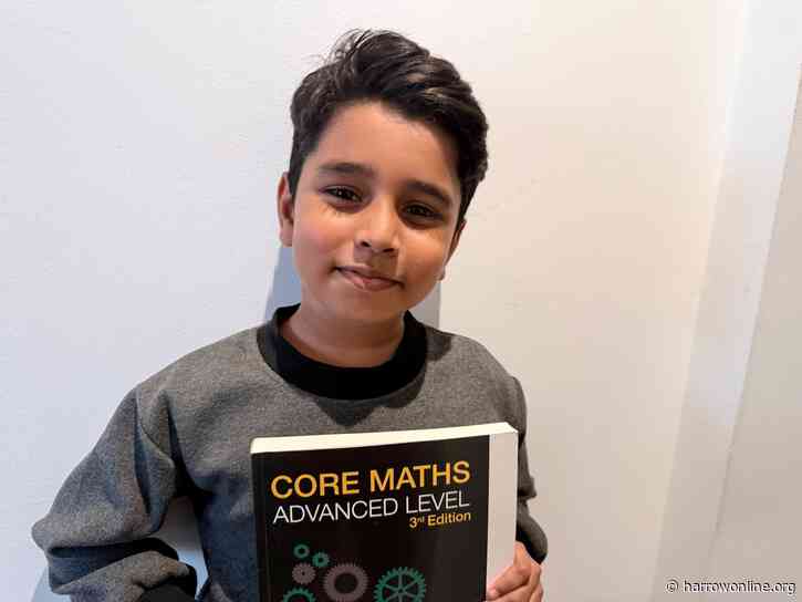 Seven-year-old from South Ruislip passes GCSE Maths with Grade 8